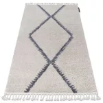tepih Berber meknes B5910 krem / siva Rojt shaggy 80x150 cm