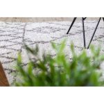 tepih BERBER FEZ G0535 bež / smeđa Rojt shaggy 80x150 cm