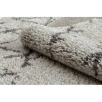 tepih BERBER FEZ G0535 bež / smeđa Rojt shaggy 80x150 cm