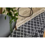 tepih BERBER TANGER B5940 siva / bijela Rojt shaggy 140x190 cm