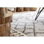 tepih BERBER TANGER B5940 bež / smeđa Rojt shaggy 140x190 cm