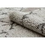 tepih BERBER FEZ G0535 bež / smeđa Rojt shaggy 140x190 cm