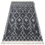 tepih BERBER TANGER B5940 siva / bijela Rojt shaggy 180x270 cm