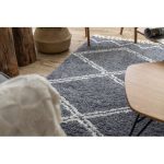 tepih BERBER ASILA B5970 siva / bijela Rojt shaggy 180x270 cm