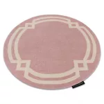  HAMPTON tepih Lux krug roza krug 120 cm
