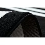  HAMPTON tepih okrugli crni 120 cm