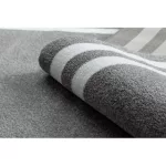 HAMPTON tepih krug sivi krug 120 cm
