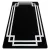 HAMPTON tepih Lux crne 160x220 cm