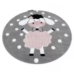  PETIT tepih DOLLY ovce krug sivi krug 120 cm