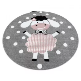  PETIT tepih DOLLY ovce krug sivi krug 120 cm