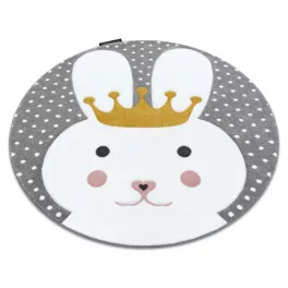  PETIT tepih BUNNY BUNNY krug sivi krug 160 cm