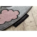  PETIT tepih UNIROG krug sivi krug 160 cm