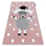 PETIT tepih DOLLY juh rózsaszín 160x220 cm