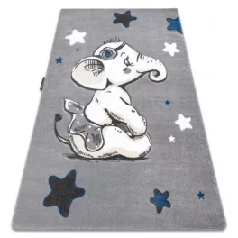 PETIT tepih ELEPHANT ELEFÁNT CSILLAG szürke 180x270 cm