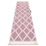  Tepih, staza BERBER TROIK roza -60x200 cm