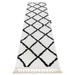  Tepih, podloga za trčanje BERBER CROSS bijela -60x250 cm