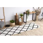  Tepih, podloga za trčanje BERBER CROSS bijela -70x200 cm