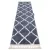  Tepih, podloga za trčanje BERBER CROSS siva -70x250 cm