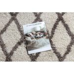  Tepih BERBER BENI krem Resasti čupavi krug 120 cm