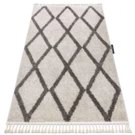 tepih BERBER TROIK krem Rojt shaggy 160x220 cm