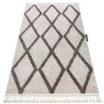 tepih BERBER TROIK krem Rojt shaggy 180x270 cm
