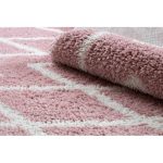 tepih BERBER BENI ružičasta Rojt shaggy 180x270 cm