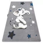 PETIT tepih ELEPHANT ELEFÁNT CSILLAG szürke 160x220 cm