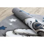  PETIT tepih ELEPHANT ELEPHANT STAR krug sivi krug 120 cm