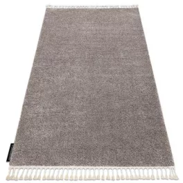 tepih BERBER 9000 smeđa Rojt shaggy 80x150 cm