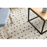 tepih BERBER SYLA B752 pontok krem Rojt shaggy 140x190 cm