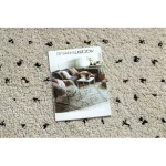 tepih BERBER SYLA B752 pontok krem Rojt shaggy 160x220 cm