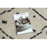 tepih TETUAN B751 cikcakk krem Rojt shaggy 180x270 cm