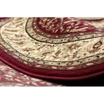  Kraljevski tepih ovalni adr 521 bordo 100x180 cm