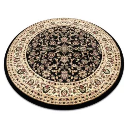 Kraljevski tepih krug adr 1745 crni krug 120 cm