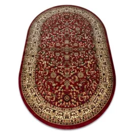  Kraljevski tepih ovalni adr 1745 bordo 200x290 cm