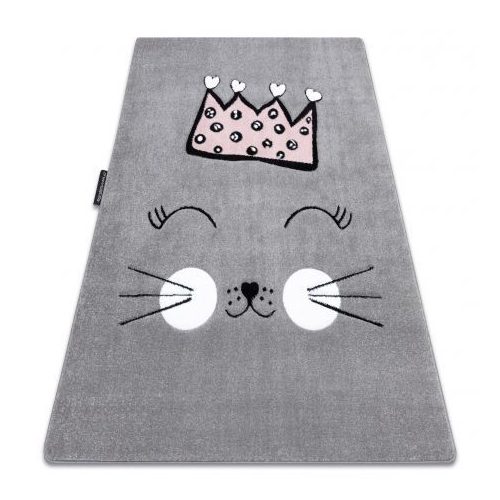  PETIT prostirka CAT CROWN siva 240x330 cm