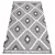 tepih MAROC P651 Gyémánt siva / bijela Rojt Berber shaggy 120x170 cm