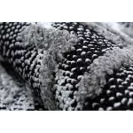 tepih MAROC P658 Hópelyhek crne / siva Rojt Berber shaggy 140x190 cm