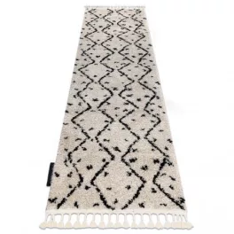    Tepih, podloga za trčanje TETUAN B751 cik-cak krem -60x250 cm