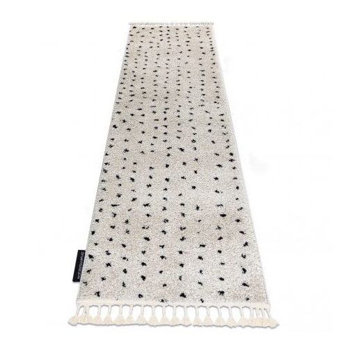 Tepih, staza BERBER SYLA B752 točkice krem -60x250 cm