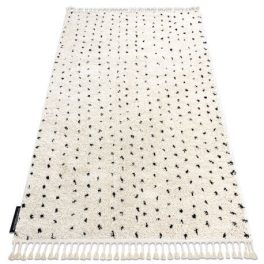    Tepih BERBER SYLA B752 točkice krem Fringe shaggy 240x330 cm