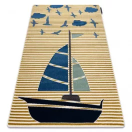 PETIT tepih SAIL hajó, vitorlás arany 120x170 cm