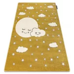 PETIT tepih MOON csillagok, felhők arany 140x190 cm