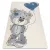 PETIT tepih TEDDY Teddi maci krém 180x270 cm