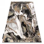 Modern DE LUXE 622 Absztrakcija - krem / arany 120x170 cm tepih