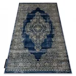 Modern DE LUXE 474 - tamnoplava / arany 180x270 cm tepih