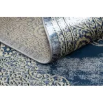 Modern DE LUXE 474 - tamnoplava / arany 180x270 cm tepih