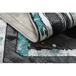 Modern DE LUXE 619 - siva / zelena 180x270 cm tepih