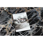 Modern DE LUXE 622 Absztrakcija - siva / arany 180x270 cm tepih