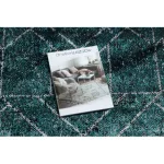 Moderna DE LUXE 626 geometrijska, dijamant - siva / zelena 240x340 cm